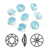 Pointed Back & Back Plated K9 Glass Rhinestone Cabochons RGLA-J012-10mm-105-1