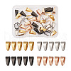 Yilisi 40Pcs 4 Style Stainless Steel Ice Pick Pinch Bails STAS-YS0001-17-7