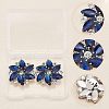 2Pcs Detachable Glass Rhinestone Shoe Decoration DIY-FG0003-29-4