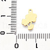 304 Stainless Steel Enamel Charms STAS-T065-57G-04-3