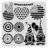 Large Plastic Reusable Drawing Painting Stencils Templates DIY-WH0172-556-2