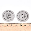 Non-Tarnish 201 Stainless Steel Pendants STAS-T064-38P-19-3