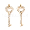 304 Stainless Steel Pendants STAS-G255-37G-1