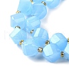 Natural Quartz Dyed Beads Strands G-U023-A02-01-4