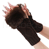 Polyacrylonitrile Fiber Yarn Knitting Fingerless Gloves COHT-PW0001-15E-1
