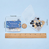 SUNNYCLUE PVD Vacuum Plating 304 Stainless Steel Charms STAS-SC0001-60B-7