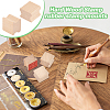 Square Grooved Wood Blocks for Stamp Carving WOOD-WH0022-67B-6
