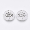 Non-Tarnish 201 Stainless Steel Pendants STAS-T044-130P-1