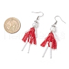 Handmade Glass Seed Beads Dangle Earrings EJEW-MZ00447-02-3