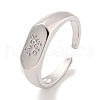Brass Cuff Rings RJEW-Q811-01P-1