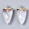 Natural Quartz Crystal Pendants G-S359-316B-2