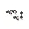 304 Stainless Steel Ear Studs STAS-I113-01B-2