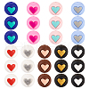 45pcs 9 colors Food Grade Eco-Friendly Silicone Beads SIL-TA0001-22-3