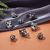 DICOSMETIC 8Pcs 4 Style 304 Stainless Steel Beads STAS-DC0005-26-3