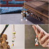 CHGCRAFT 30Pcs 15 Colors Handmade Porcelain Beads PORC-CA0001-21-7
