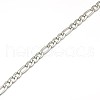 Fashionable Matte 304 Stainless Steel Figaro Chain Necklaces for Men STAS-A028-N017MP-2