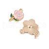 Alloy Enamel Pendants FIND-M058-03KCG-2
