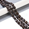 Natural Red Snowflake Obsidian Beads Strands G-K362-D01-01-2