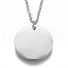 304 Stainless Steel Pendant Necklaces NJEW-Z006-01P-3