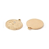 Ion Plating(IP) 304 Stainless Steel Pendants STAS-E153-12G-3