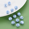 Opaque Acrylic Beads MACR-S373-69-A05-6
