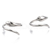 304 Stainless Steel Snake Cuff Ring RJEW-N038-113P-2