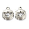 304 Stainless Steel Pendants STAS-P279-48P-1