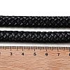 10M 8-Ply PU Leather Braided Cord WL-WH0014-01A-3