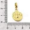 304 Stainless Steel Micro Pave Rhinestonea Pendants STAS-K263-78G-3