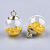Glass Ball Pendants GLAA-T003-04D-2