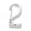 304 Stainless Steel Keychain Clasp Findings STAS-C024-24P-1