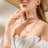  5 Bags 5 Colors Transparent Crackle Glass Beads GLAA-TA0002-05-9