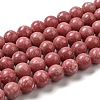 Natural Thulite Beads Strands G-Z044-A02-04-1