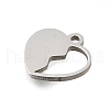 304 Stainless Steel Charms STAS-S178-02P-2