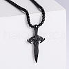 Gothic Style Retro Stainless Steel Cross Pendant Punk Necklaces for Fashionable Men LC7569-3-1