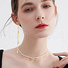 BENECREAT 24Pcs 4 Colors Brass Cubic Zirconia Pendants KK-BC0013-59-6