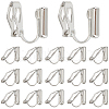 SUNNYCLUE 20Pcs Brass Clip-on Earring Findings KK-SC0004-81P-1