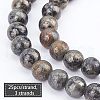 Olycraft Natural Pyrite Beads Strands G-OC0001-83-3