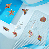 DICOSMETIC 36Pcs 6 Style Ocean Transparent Acrylic Pendants OACR-DC0001-17-5