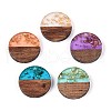 Resin & Walnut Wood Pendants RESI-T057-39M-1