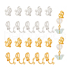   100Pcs Brass Clip-on Earring Findings FIND-PH0002-55B-7