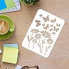 Plastic Reusable Drawing Painting Stencils Templates Sets DIY-WH0172-375-3