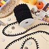   1Pc Polyester Elastic Button Looping Ribbons OCOR-PH0004-36A-5