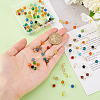 114Pcs 19 Colors Glass Charms PALLOY-PH01699-3