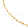 Ion Plating(IP) 304 Stainless Steel Oval Ball Chain Necklace for Men Women NJEW-M200-09G-2
