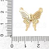 Brass Micro Pave Cubic Zirconia Pendants KK-U058-49G-3