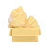 Resin Cat Shape Display Decoration DJEW-F027-01-3