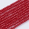 Imitation Jade Glass Beads Strands GLAA-G045-A12-1