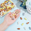   100pcs 5 style ABS Plastic Imitation Pearl Beads KY-PH0001-94-3
