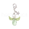 Angel Glass Pendant Decoration HJEW-MZ00174-3